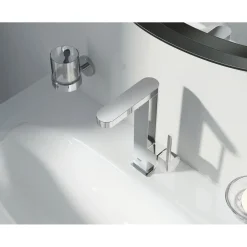 Grohe Halter mit Glas Essentials silber 10,6 x 9,9 cm