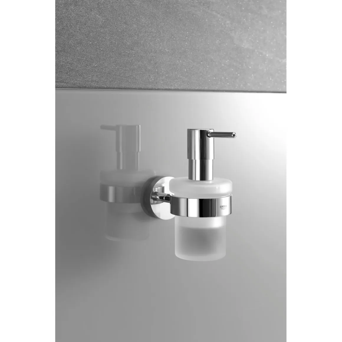 Grohe Halter mit Seifenspender Essentials Durchmesser 7,2 x 12,6 cm