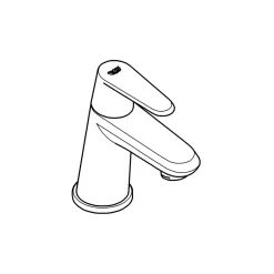 Grohe Standventil Eurodisc Cosmopolitan chrom Durchmesser 4,9 x 13,4 cm