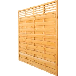 Grundeelement schmal Dichtzaun mit Gitter