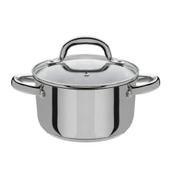 GSW Bratentopf Montreal mit Glasdeckel 16cm 1,5L