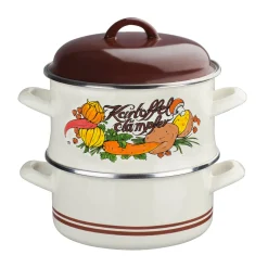 GSW Gemüsedämpfer mit Deckel 18cm 3L