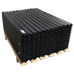 Guttanit+ Wellplatte 76/18 Mini 1200x900mm Schwarz