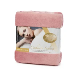 Gözze Cashmere Decke Feeling 130 x 170 cm altrosa