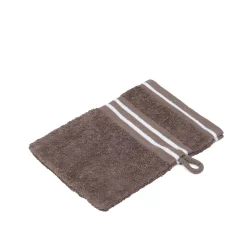 Gözze Frottier-Waschhandschuh Rio 16 x 21 cm taupe vollfarbig