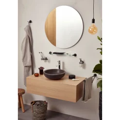 Haceka Aspen Becherhalter doppelt Glas schwarz