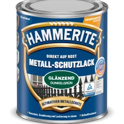 Hammerite Metallschutzlack dunkelgrün glänzend 2,5 L
