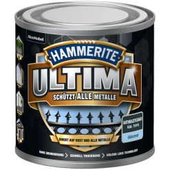 Hammerite Metallschutzlack Ultima anthrazitgrau glänzend 250 ml
