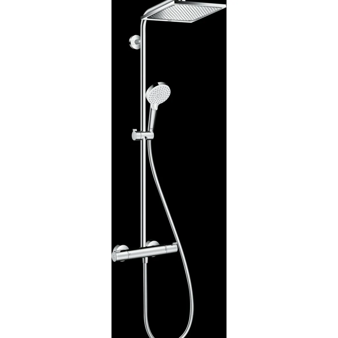 Hansgrohe Duschsystem 240 Crometta E 1 Strahlart mit Thermostat Chrom