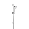 Hansgrohe Brauseset Croma Select E 110 Vario mit Brausestange 65 cm chrom-weiß
