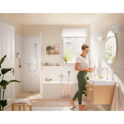 Hansgrohe Einhebel-Brausemischer Rebris S Aufputz chrom