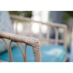 Haveson Balkon-Set Lissabon bestehend aus zwei Sesseln und einem Tisch