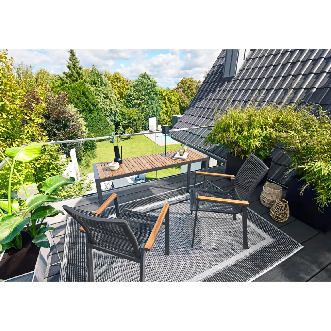 Haveson Balkon-Tisch Dresden BxHxT 138 x 75 x 42 cm