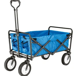 Haveson Bollerwagen faltbar 89 x 59 x 48 cm blau
