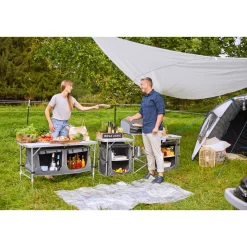 Haveson Camping-Multifunktionstisch Aluminium klappbar