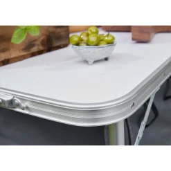 Haveson Camping-Tisch mit Ablagefächern