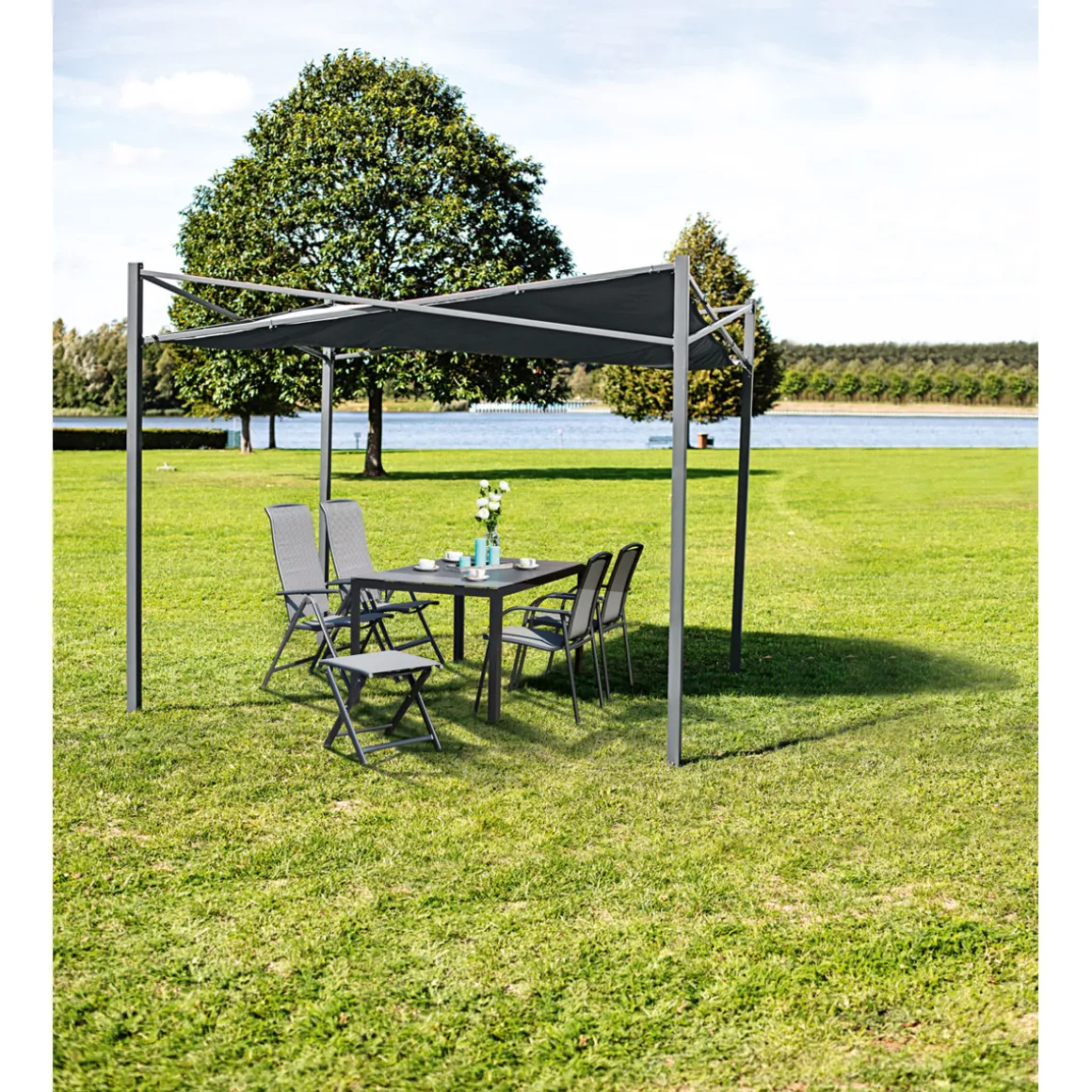 Haveson Gartentisch Atlanta 150 x 90 x 74 cm