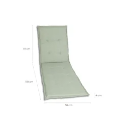 Haveson Liegenauflage 190x58x4cm hellgrün