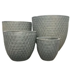 Haveson Pflanzkübel Granite Stars Durchmesser 25 x 25 cm