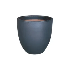 Haveson Pflanztopf Bern II Durchmesser 26 x 25 cm anthrazit glasiert