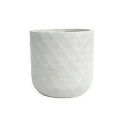 Haveson Pflanztopf Big Diamond 44 x 44 x 44 cm weiß