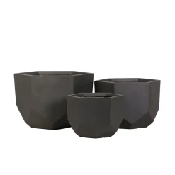 Haveson Pflanztopf GEOS anthrazit