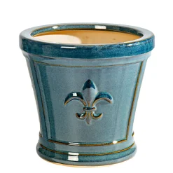 Haveson Pflanztopf Lilie 30 x 30 x 28 cm türkis