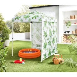 Haveson Push-Up Mini-Faltpavillon PALM LEAF 150 x 150 cm