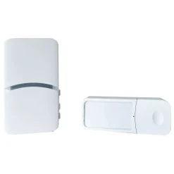 Heidemann Funkgong-Set Piezo II weiß