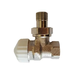 Heimeier Thermostatventil Unterteil V-Exakt II 1/2" Eck vernickelt