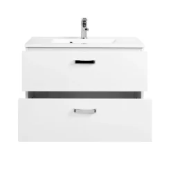 HELD Waschtisch 80 weiß 2 Ausz&uumlge