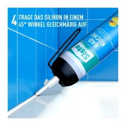 Henkel Sista Silikon Bad und Küche 100 ml weiß