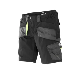 Herren-Arbeits-Shorts schwarz/gelb Größe 54