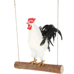 Hühnerschaukel Durchmesser 5 x 39 cm braun