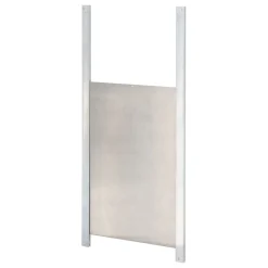Hühner-Schiebetür 22 x 33 cm grau