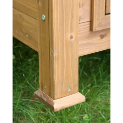 Hühnerstall Florentina 146 x 80 x 74 cm braun