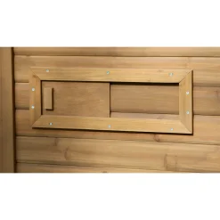 Hühnerstall Florentina 146 x 80 x 74 cm braun