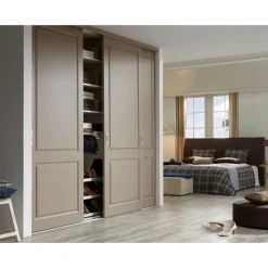 Hibitaro Rahmenlose Nova Schiebetür auf Maß als Schrank- / Nischentür