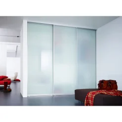 Hibitaro Studio-Schiebetür mit Aluminiumrahmen auf Maß als Raumteiler