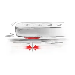 High Peak Luftbett Double verstärkte Nähte