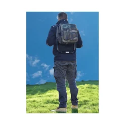 highfeld Camping Stuhl mit Rucksack & Kühlfach camouflage