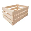Holz-Obstkiste 55 x 39,5 x 32 cm