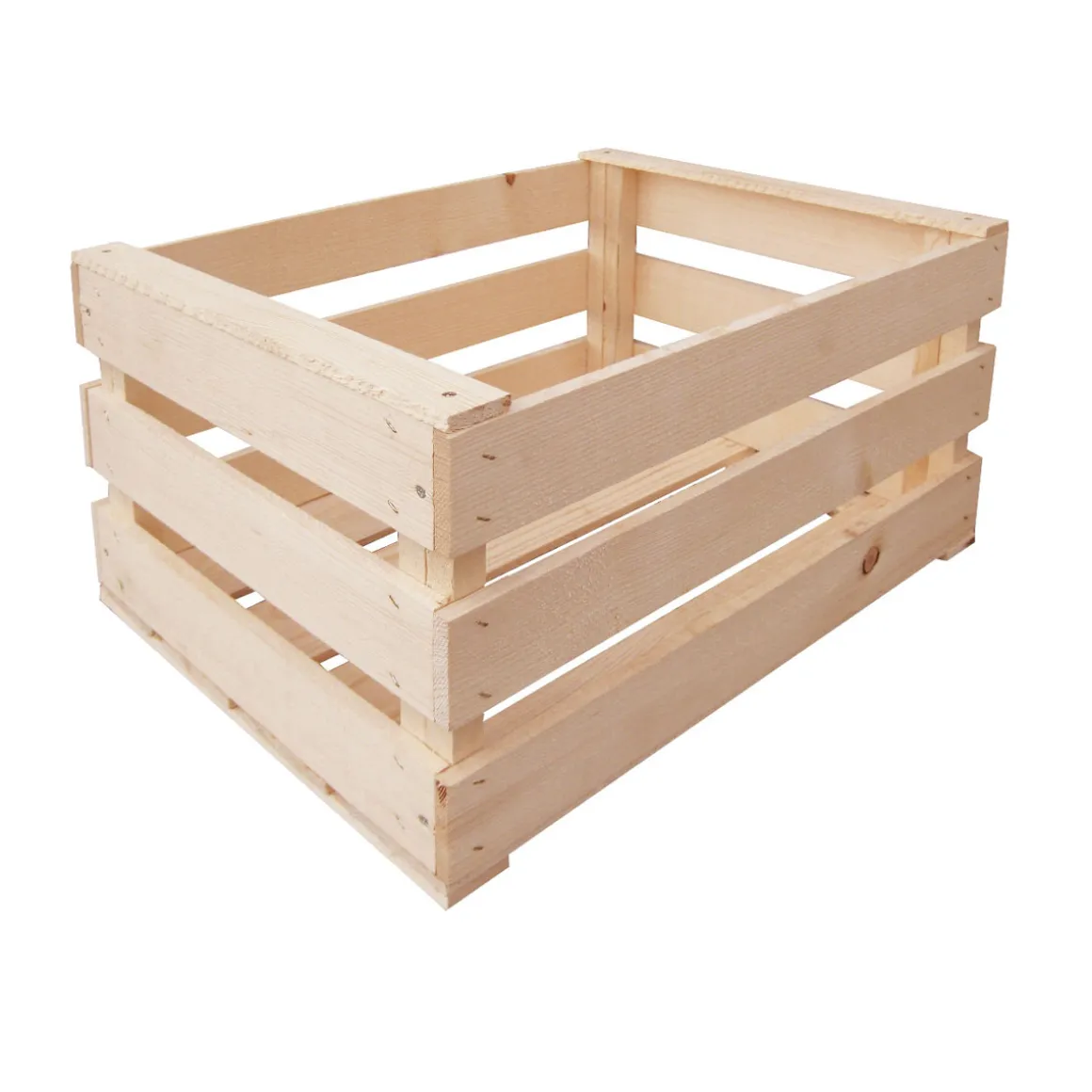 Holz-Obstkiste 55 x 39,5 x 32 cm