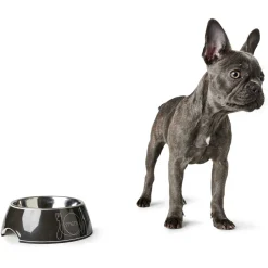 Hunter Melamin-Napf Burgos schwarz-grau 160 ml