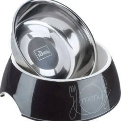 Hunter Melamin-Napf Burgos schwarz-grau 350 ml