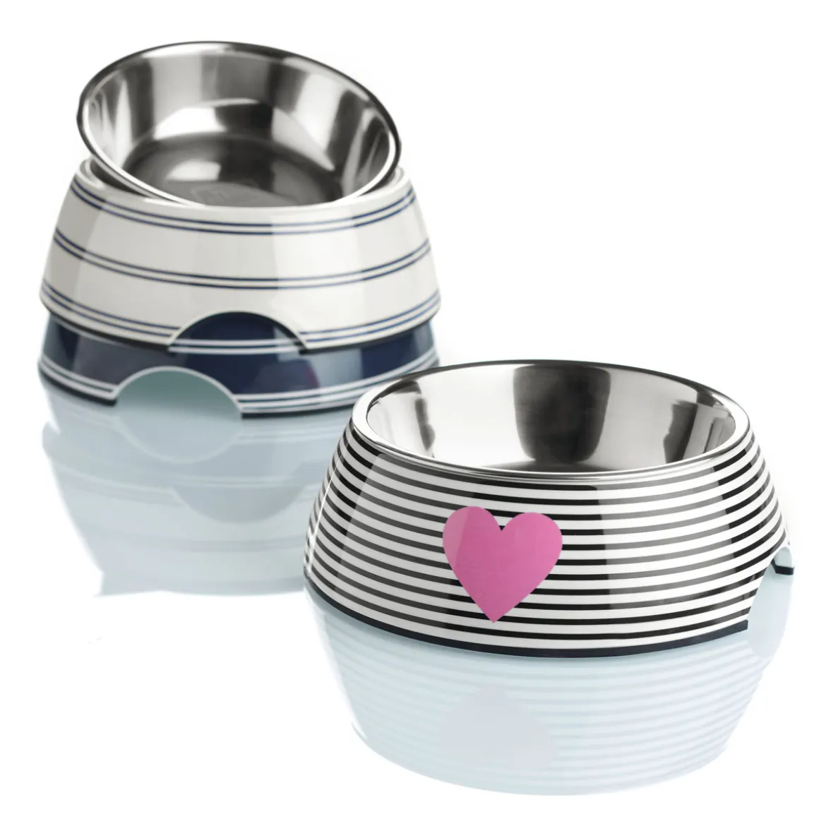 Hunter Melamin-Napf Silda blau-weiß 350 ml