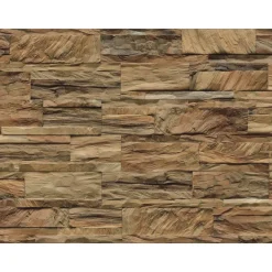 Indo Wandverkleidung Teak Diamond Z-Look 10er-Set