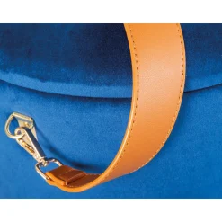 Inter Link Hocker „Papua“, Samt blau