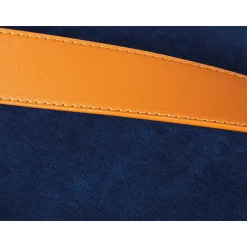 Inter Link Hocker „Papua“, Samt blau