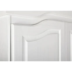 Inter Link Kleiderschrank „Isny“, 4-Türen, Kiefer, weiß